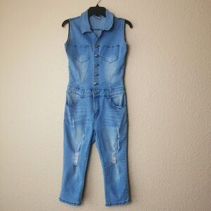 AQ Romper‎ JEANS WITH BUTTONS FOR WOMEN WITH POCKETS FOR WOMEN size 11